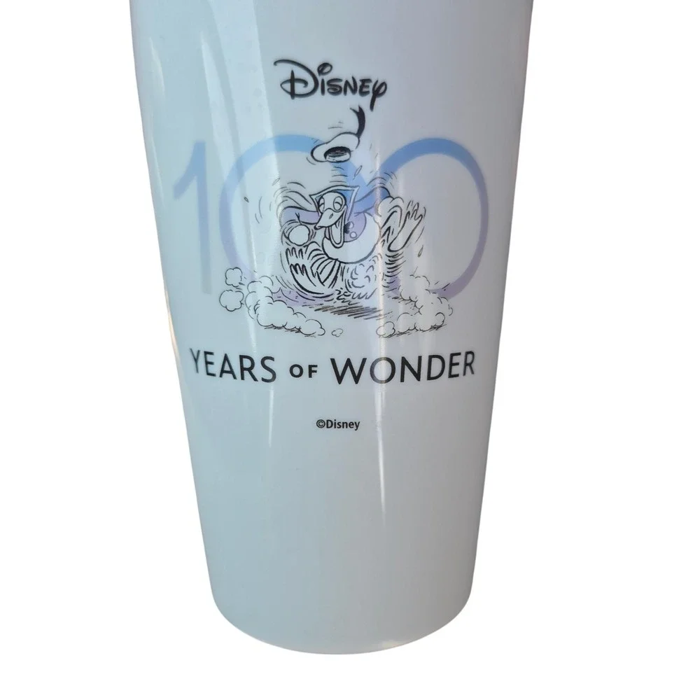 Disney 100 Years of Wonder Souvenir Cup Set of 4 Mickey Donald Castle White 2023